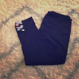 Black breathable work out pants